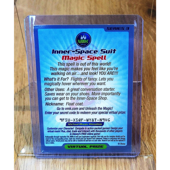 Rare Virtual Magic Kingdom VMK Disney Magic Spell Inner-Space Suit - Picture 2 of 2